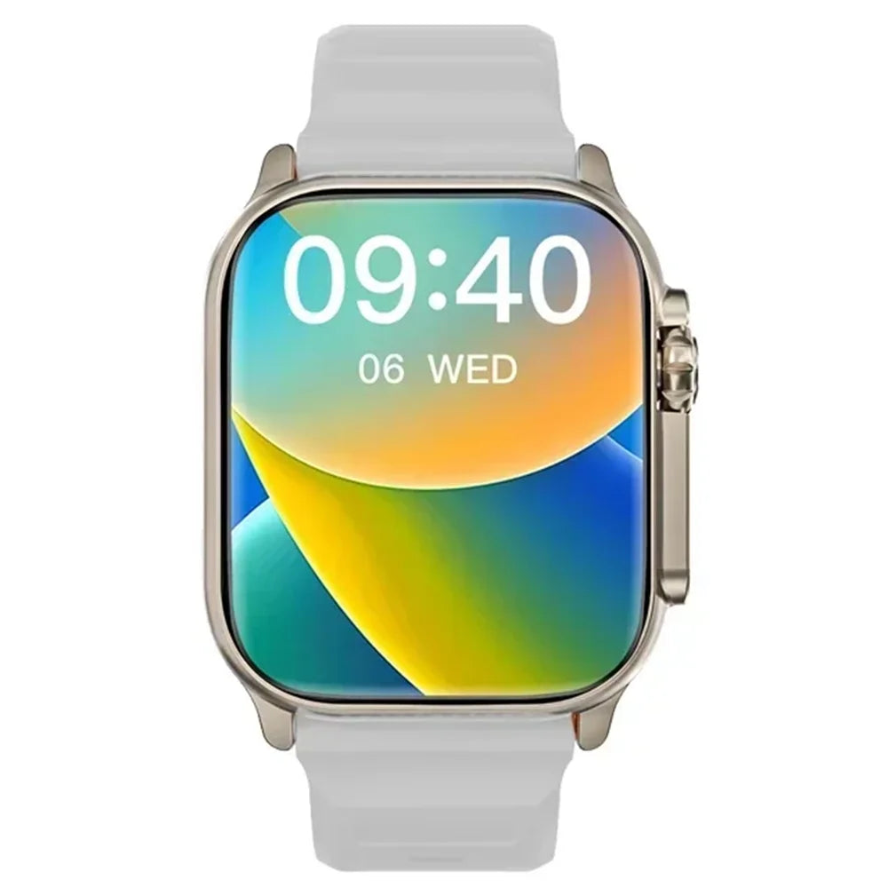T900Ultra Smartwatch Bluetooth com Chamadas, Alerta de Mensagens, Monitor de Frequência Cardíaca e Funcionalidades Esportivas – Compatível com Android e iOS para Homens e Mulheres