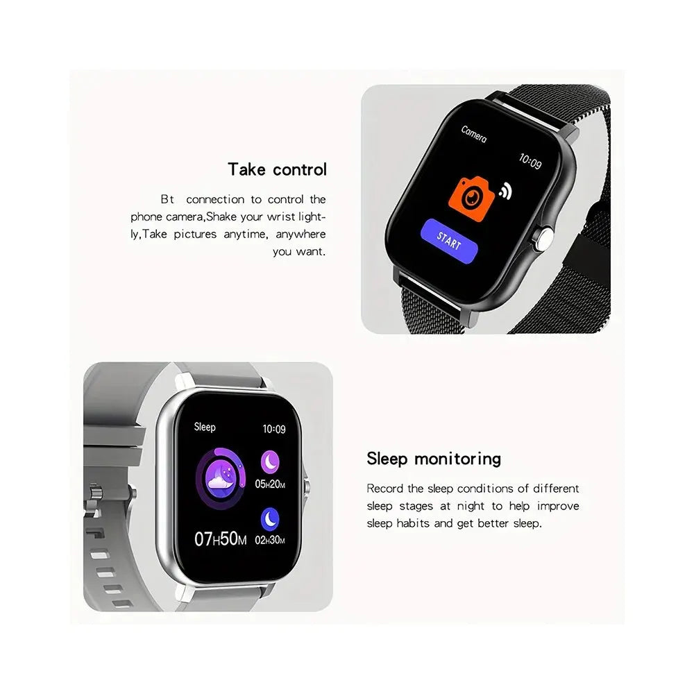 SmartFit 2025™ – Smartwatch Unissexo 1.44'' para Android e iPhone