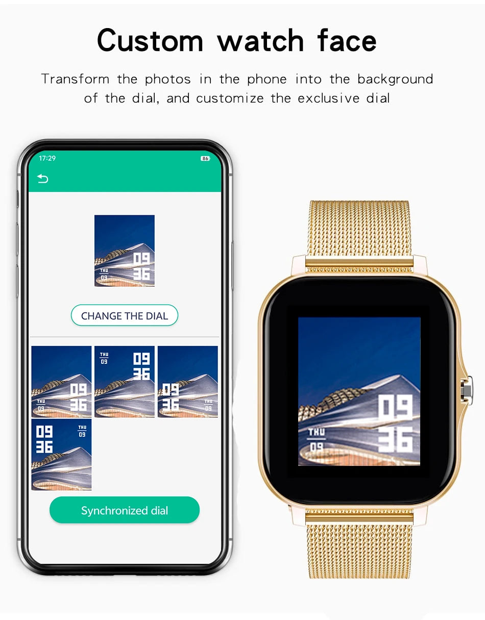 SmartFit 2025™ – Smartwatch Unissexo 1.44'' para Android e iPhone