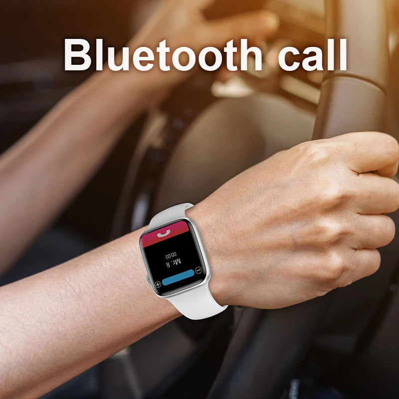 2024 novo relógio inteligente de carregamento sem fio smartwatch, bluetooth, chamadas, unisexo..