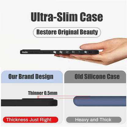 MarbleGrip™ – Capa Marmorizada com Alça de Silicone para Samsung Galaxy